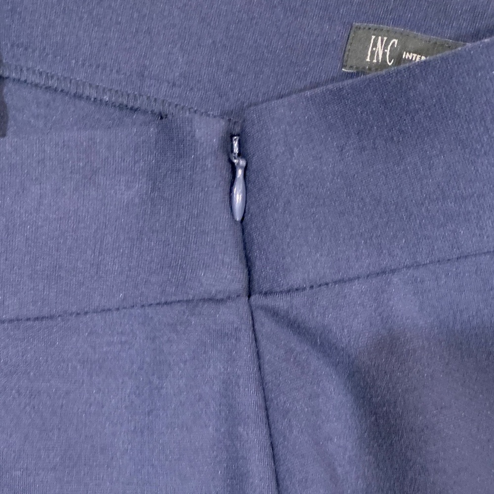 INC International Concepts Dark Blue Mini Skirt - Picture 3 of 3